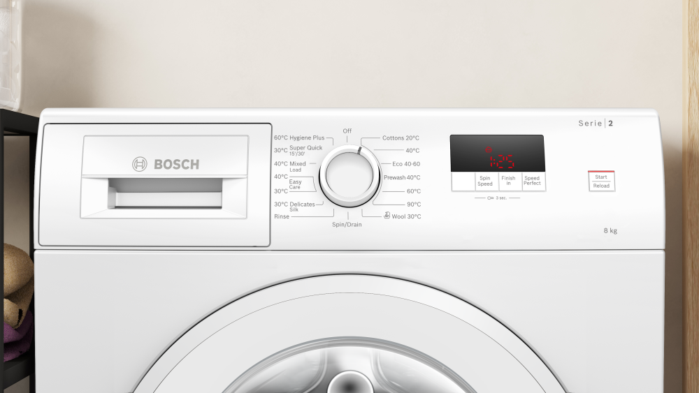 bosch series 2 wge03408gb 8kg washing machine